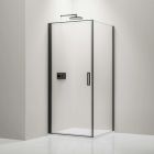 Carmen 8mm Glass Corner Shower With Black Frame - Various Sizes