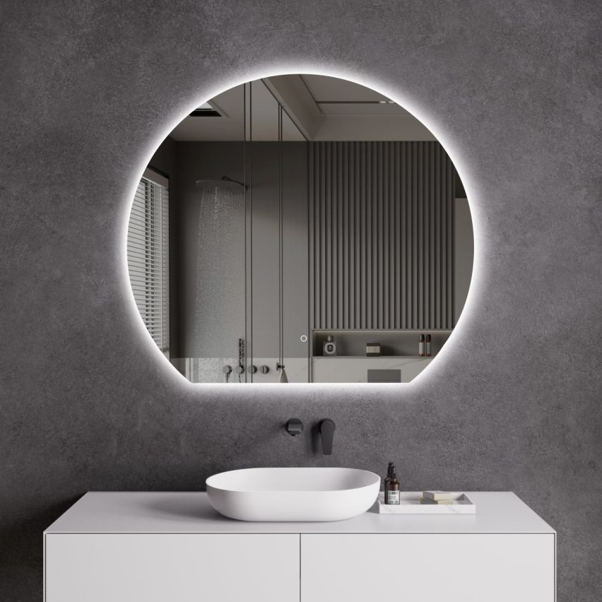 La Roca Full Moon Heated Anti-Fog LED Bathroom Mirror 120cm