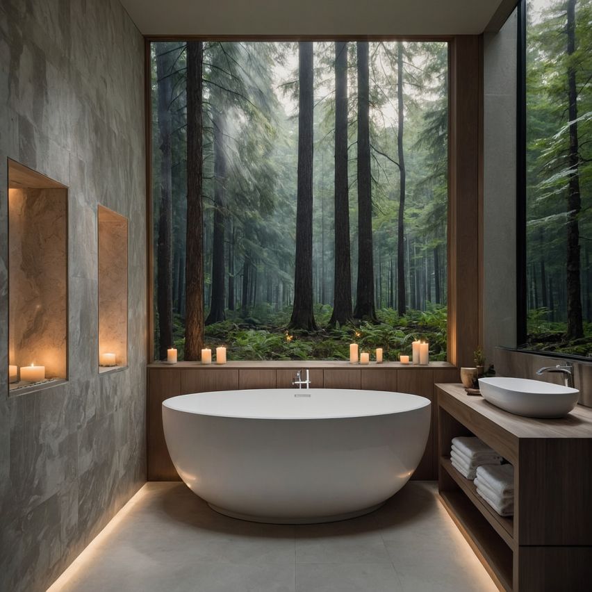 Lorenzo Matt White Freestanding Stone Bath 1500mm